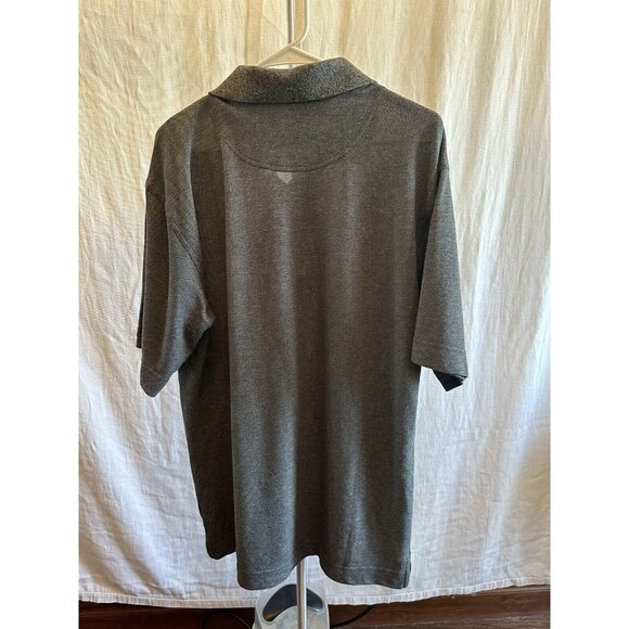 Cutter & Buck Oklahoma Sooners Heather Black Short Sleeve Polo Shirt Size M - Picture 3 of 6